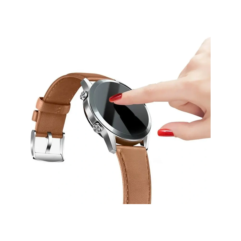 Szkło hybrydowe Bizon Glass Edge do Samsung Galaxy Watch 4 44 mm czarne