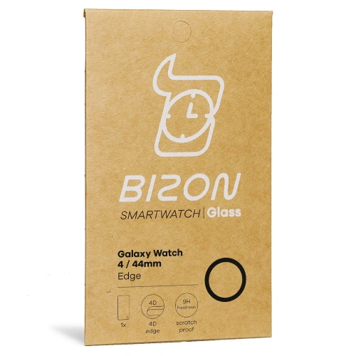 Buy Bizon Glass Edge Samsung Galaxy Watch 4 44 mm black - BIZ1794 - {ean13} - Home Screen Store Europe