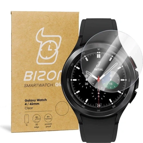 Buy Bizon Glass Clear Samsung Galaxy Watch 4 42mm - BIZ1795 - {ean13} - Home Screen Store Europe