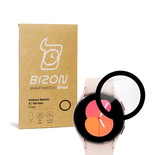 Kup Bizon Glass Edge Samsung Galaxy Watch 5 / 6 40 mm fekete - BIZ1797 - {ean13} - Sklep Home Screen