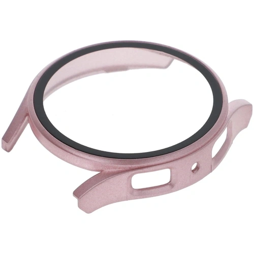 Kup Etui Bizon Case+Glass do Samsung Galaxy Watch FE / 5 / 4 40mm metalická růžová - BIZ1799 - {ean13} - Sklep Home Screen