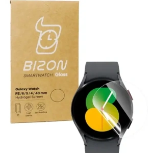 Buy Bizon Glass Hydrogel Samsung Galaxy Watch FE / 6 / 5 / 4 40mm [2 PACK] - BIZ1800 - {ean13} - Home Screen Store Europe
