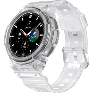 Kup Bizon heveder + tok óra Action Samsung Galaxy Watch 4 / 5 40 mm átlátszó - BIZ1801 - {ean13} - Sklep Home Screen