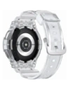 Kup Etui s páskem Bizon Strap + Case Watch Action do Samsung Galaxy Watch 4 / 5 40 mm průhledné - BIZ1801 - {ean13} - Sklep Home Screen