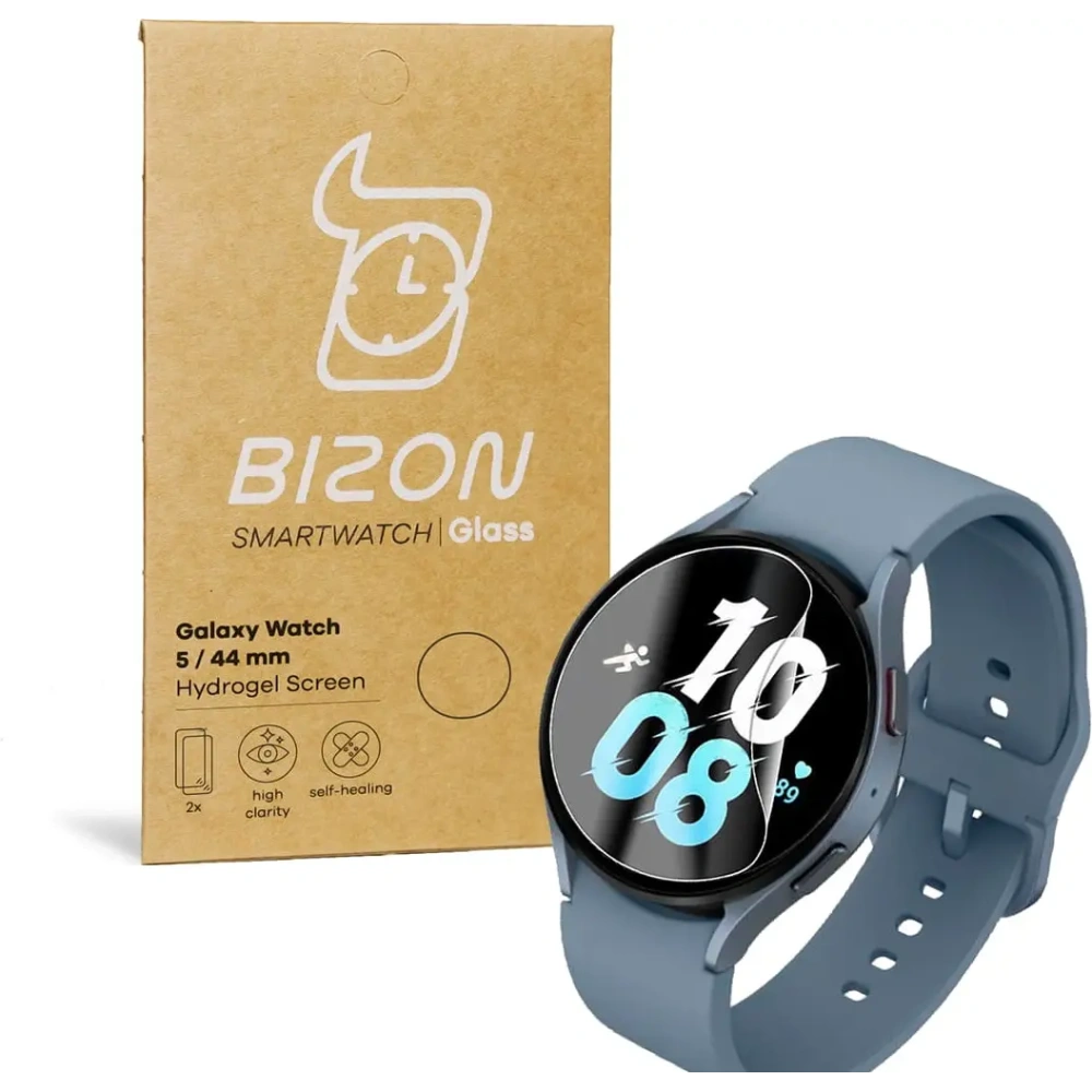 Folia hydrożelowa na ekran Bizon Glass Hydrogel Samsung Galaxy Watch 5 / 6 44mm [2 PACK]