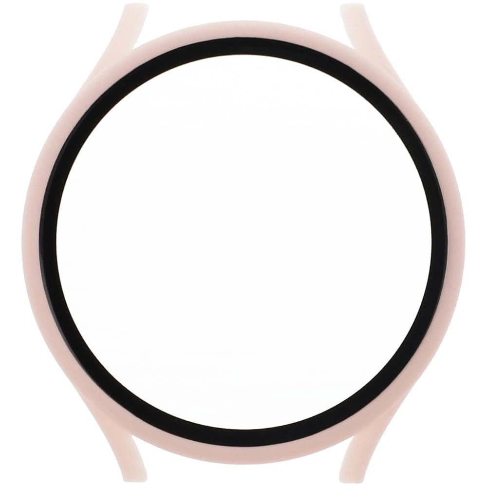 Etui Bizon Case+Glass do Samsung Galaxy Watch 5 44mm różowe