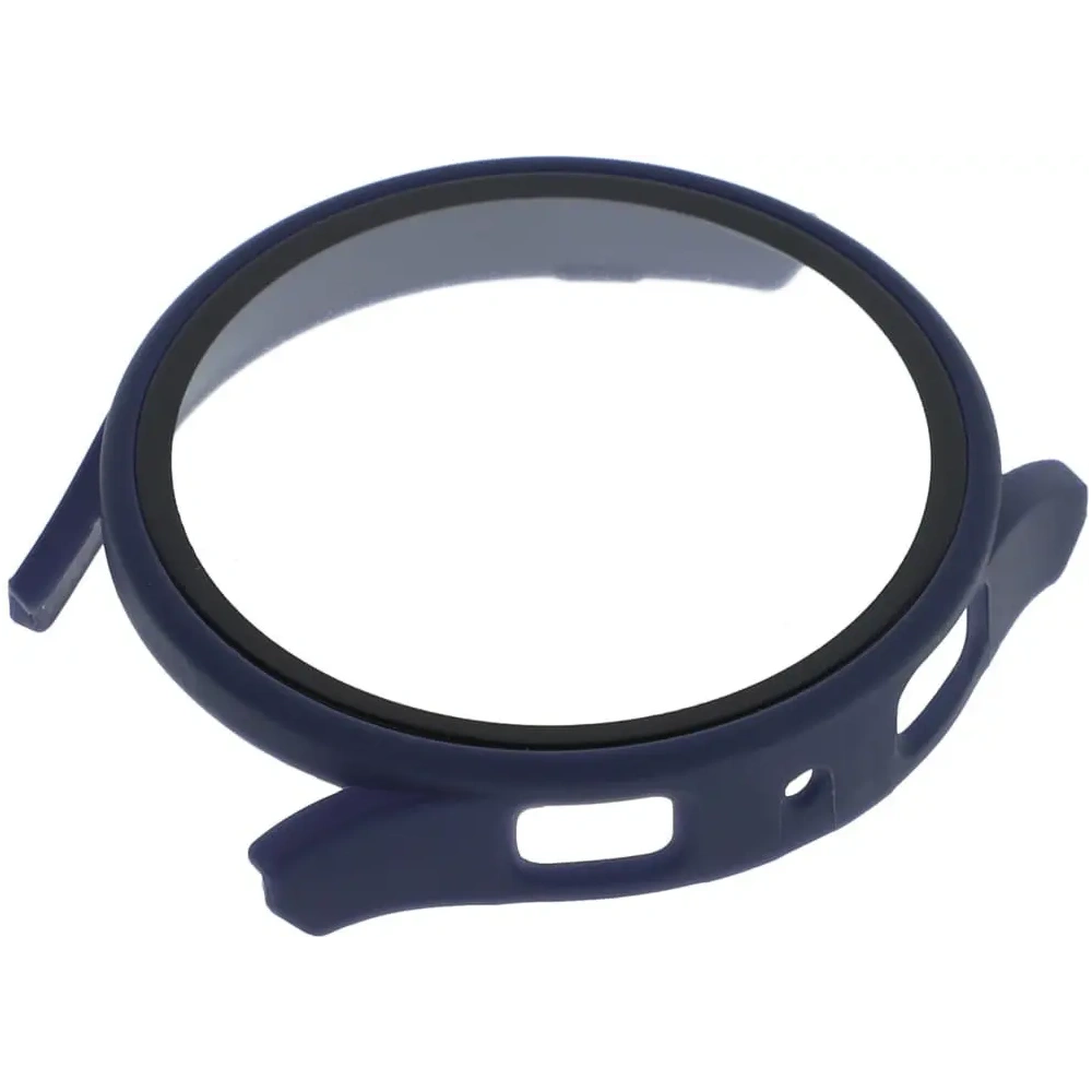 Etui Bizon Case+Glass do Samsung Galaxy Watch 5 44mm niebieskie