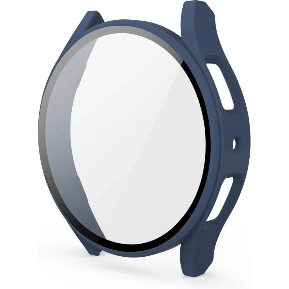 Etui Bizon Case+Glass do Samsung Galaxy Watch 5 44mm niebieskie
