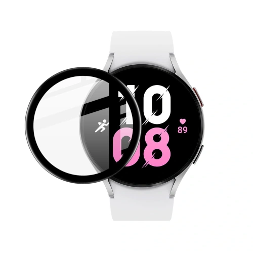 Buy Bizon Glass Edge Samsung Galaxy Watch 5 / 6 44 mm black - BIZ1805 - {ean13} - Home Screen Store Europe