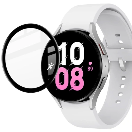 Buy Bizon Glass Edge Samsung Galaxy Watch 5 / 6 44 mm black - BIZ1805 - {ean13} - Home Screen Store Europe