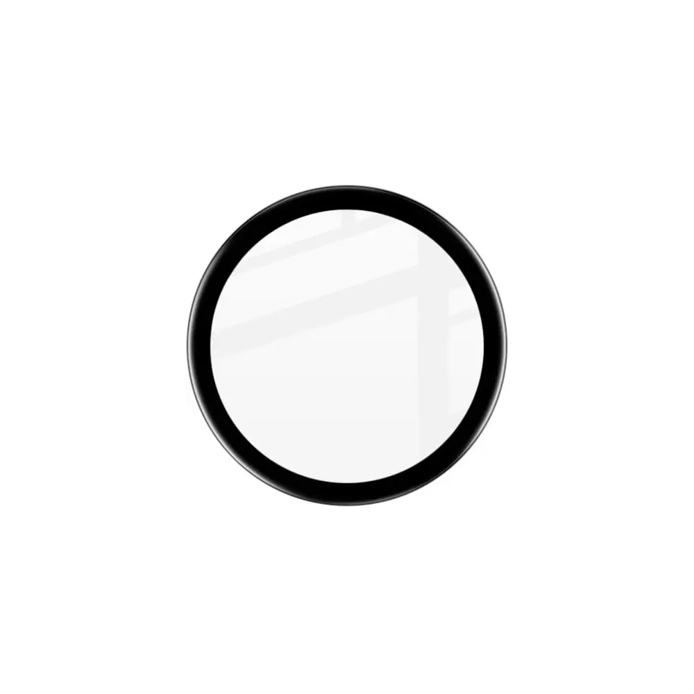 Szkło hybrydowe Bizon Glass Edge do Samsung Galaxy Watch 5 / 6 44 mm czarne