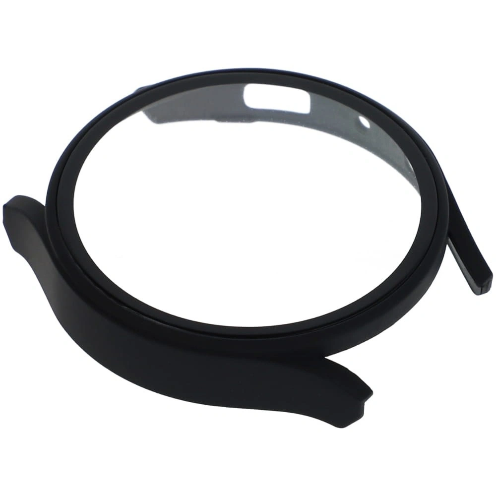 Etui Bizon Case+Glass do Samsung Galaxy Watch 5 44mm czarne