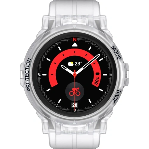 Buy Bizon Strap + Case Watch Action Pro Samsung Galaxy Watch 5 Pro 45 mm clear - BIZ1808 - {ean13} - Home Screen Store Europe