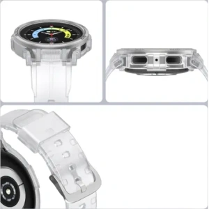 Kup Bizon Strap + Case Watch Action Pro Samsung Galaxy Watch 5 Pro 45 mm transparent - BIZ1808 - {ean13} - Sklep Home Screen