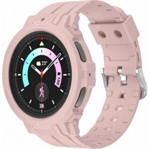 Kup Bizon Strap + Case Óra Action Pro Samsung Galaxy Watch 5 Pro 45 mm világos rózsaszín - BIZ1809 - {ean13} - Sklep Home Screen