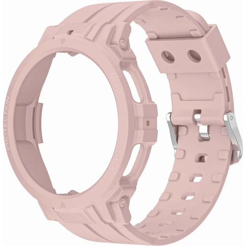 Kup Etui z paskiem Bizon Strap + Case Watch Action Pro do Samsung Galaxy Watch 5 Pro 45 mm jasnoróżowe - BIZ1809 - {ean13} - Sklep Home Screen