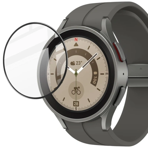 Kup Bizon Glass Edge Samsung Galaxy Watch 5 Pro 45 mm schwarz - BIZ1810 - {ean13} - Sklep Home Screen