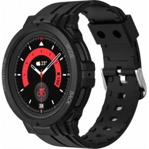 Kup Bizon Strap + Carcasa Ceas Action Pro Samsung Galaxy Watch 5 Pro 45 mm negru - BIZ1811 - {ean13} - Sklep Home Screen