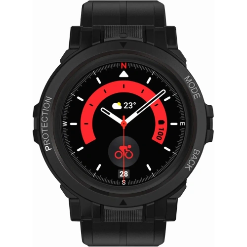 Kup Etui s páskem Bizon Strap + Case Watch Action Pro do Samsung Galaxy Watch 5 Pro 45 mm černé - BIZ1811 - {ean13} - Sklep Home Screen