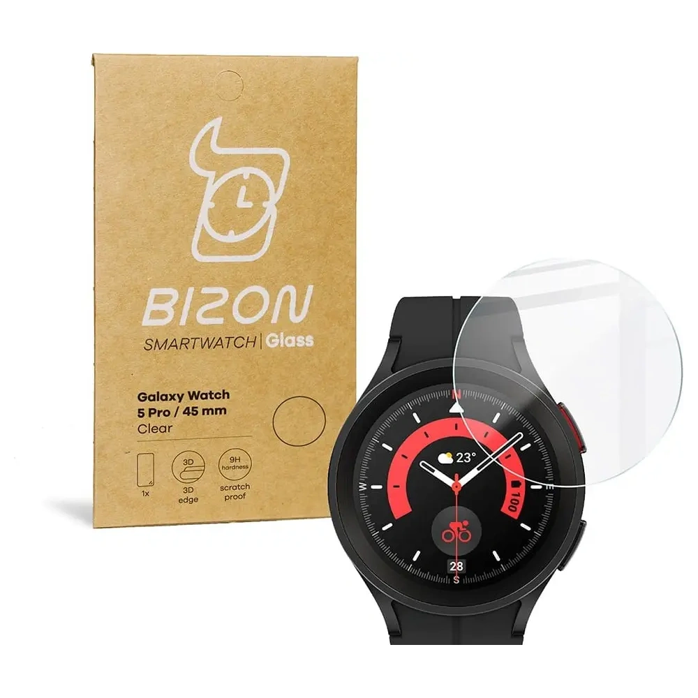 Szkło hartowane Bizon Glass Clear do Samsung Galaxy Watch 5 Pro 45mm