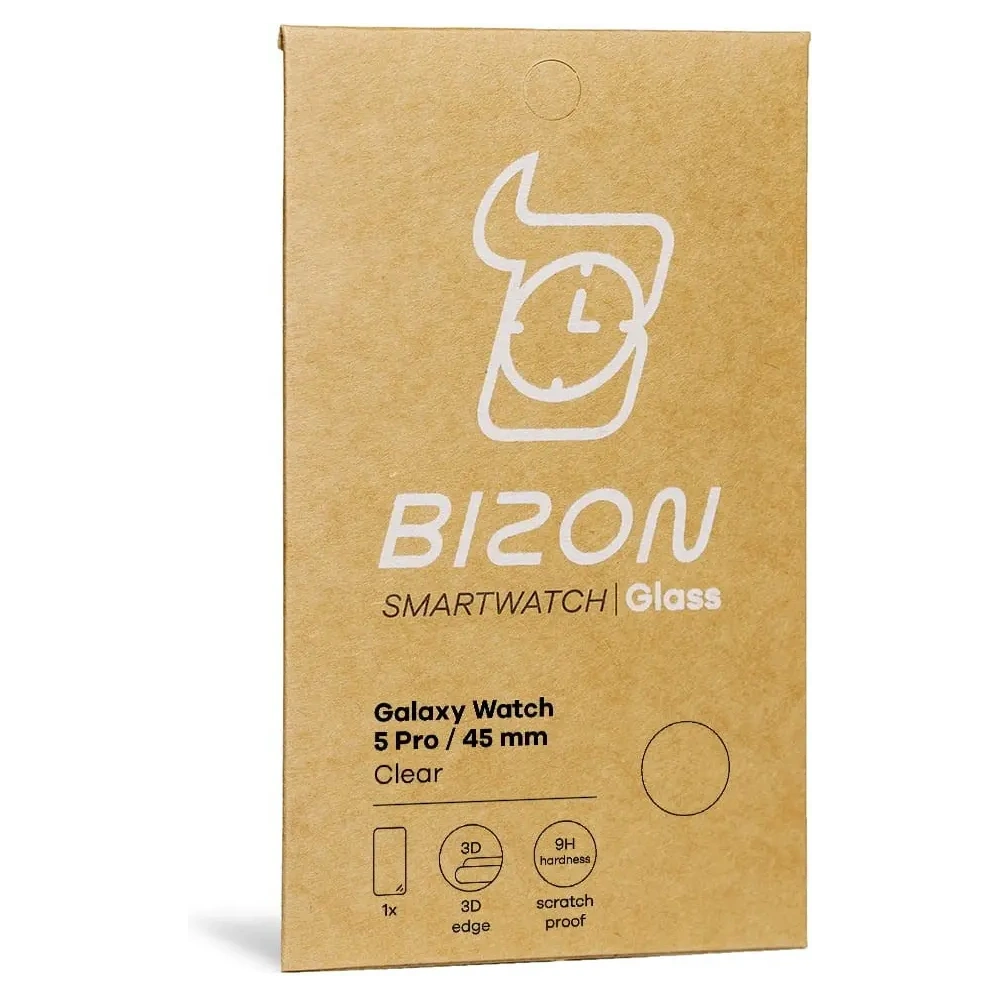 Szkło hartowane Bizon Glass Clear do Samsung Galaxy Watch 5 Pro 45mm