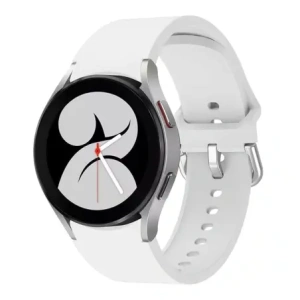 Kup Bizon Strap Watch Silicon Samsung Galaxy Watch 20 mm alb - BIZ1814 - {ean13} - Sklep Home Screen
