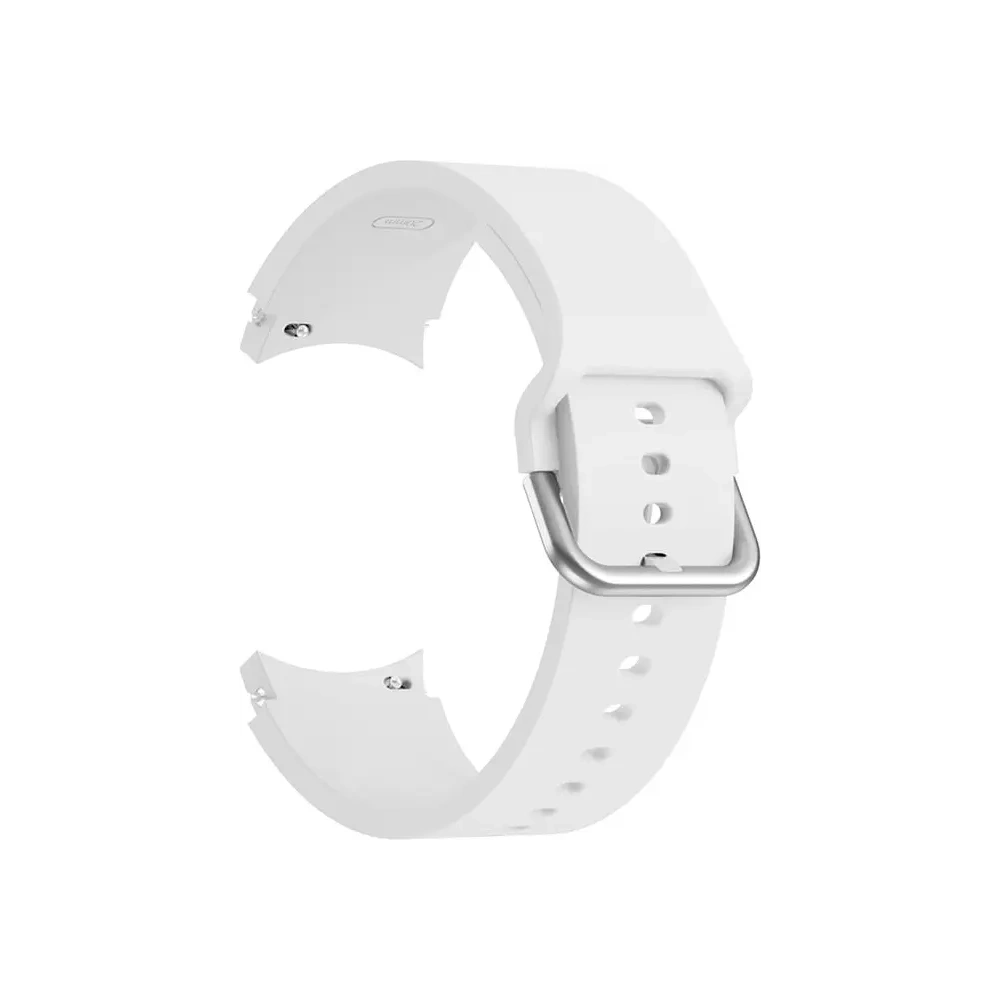 Pasek Bizon Strap Watch Silicone do Samsung Galaxy Watch 20 mm biały