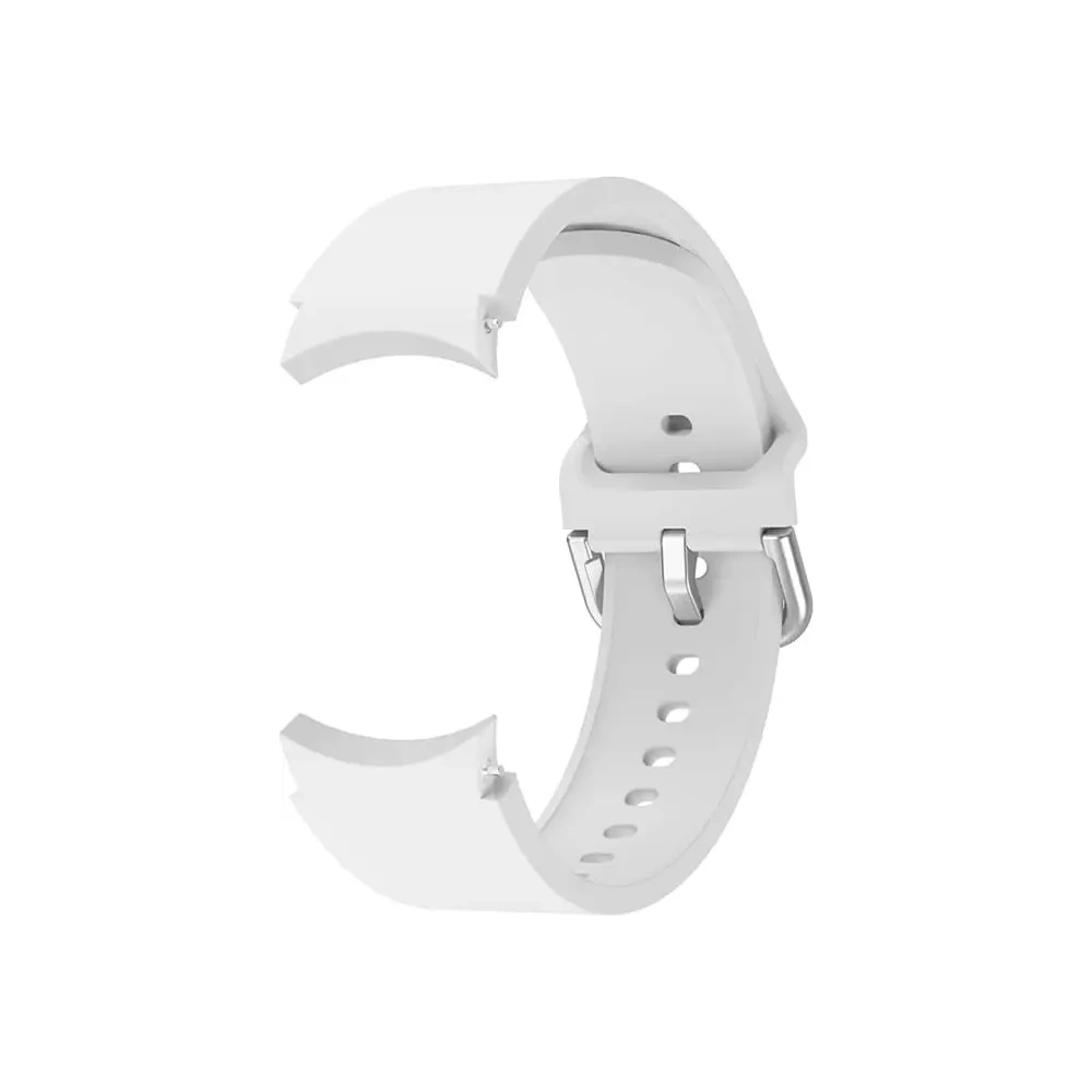 Pasek Bizon Strap Watch Silicone do Samsung Galaxy Watch 20 mm biały