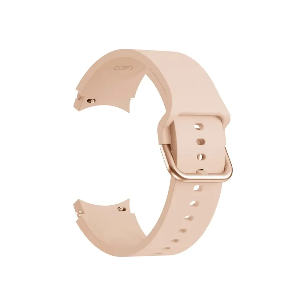 Pasek Bizon Strap Watch Silicone do Samsung Galaxy Watch 20 mm jasnoróżowy