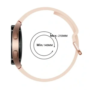 Kup Pasek Bizon Strap Watch Silicone do Samsung Galaxy Watch 20 mm jasnorůžový - BIZ1815 - {ean13} - Sklep Home Screen