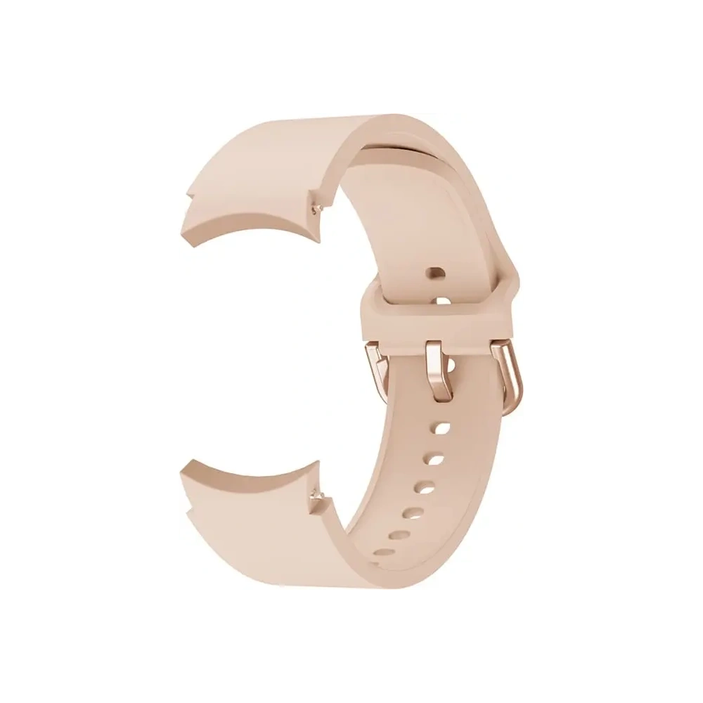 Pasek Bizon Strap Watch Silicone do Samsung Galaxy Watch 20 mm jasnoróżowy