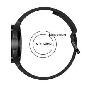 Kup Pasek Bizon Strap Watch Silicone do Samsung Galaxy Watch 20 mm černý - BIZ1816 - {ean13} - Sklep Home Screen