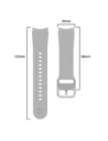 Kup Bizon Strap Uhr Silikon Samsung Galaxy Uhr 20 mm hellgrau - BIZ1818 - {ean13} - Sklep Home Screen