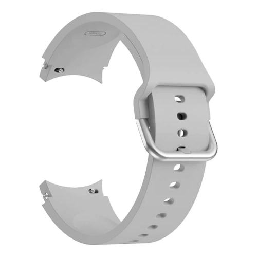 Kup Bizon szíj óra szilikon Samsung Galaxy Watch 20 mm világosszürke - BIZ1818 - {ean13} - Sklep Home Screen