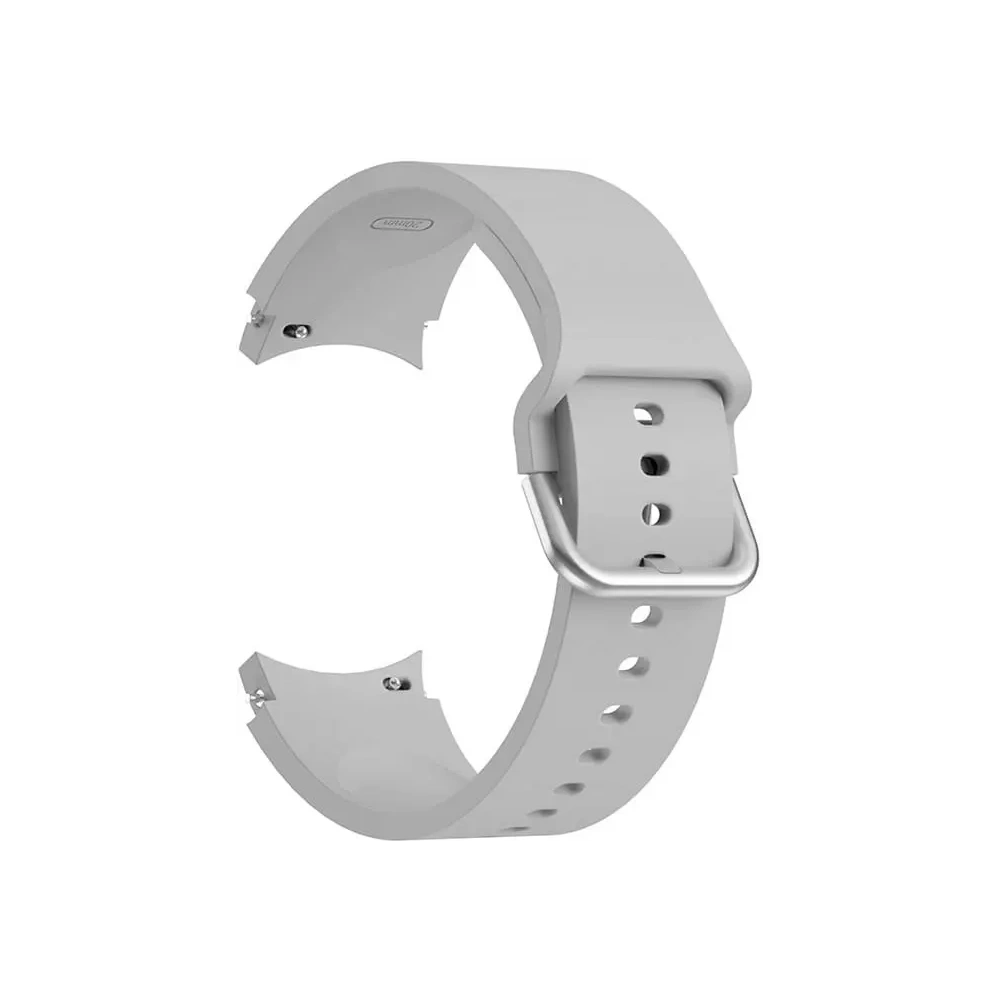 Pasek Bizon Strap Watch Silicone do Samsung Galaxy Watch 20 mm jasnoszary