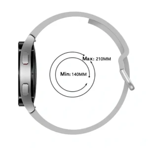 Kup Pasek Bizon Strap Watch Silicone do Samsung Galaxy Watch 20 mm jasnoskvělý - BIZ1818 - {ean13} - Sklep Home Screen