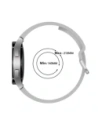 Kup Bizon szíj óra szilikon Samsung Galaxy Watch 20 mm világosszürke - BIZ1818 - {ean13} - Sklep Home Screen