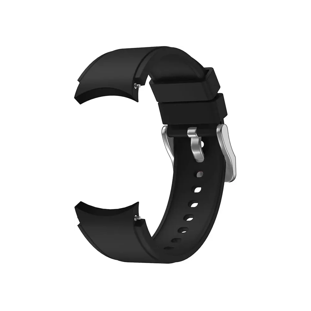 Pasek Bizon Strap Watch Silicone Pro do Samsung Galaxy Watch 20 mm czarny