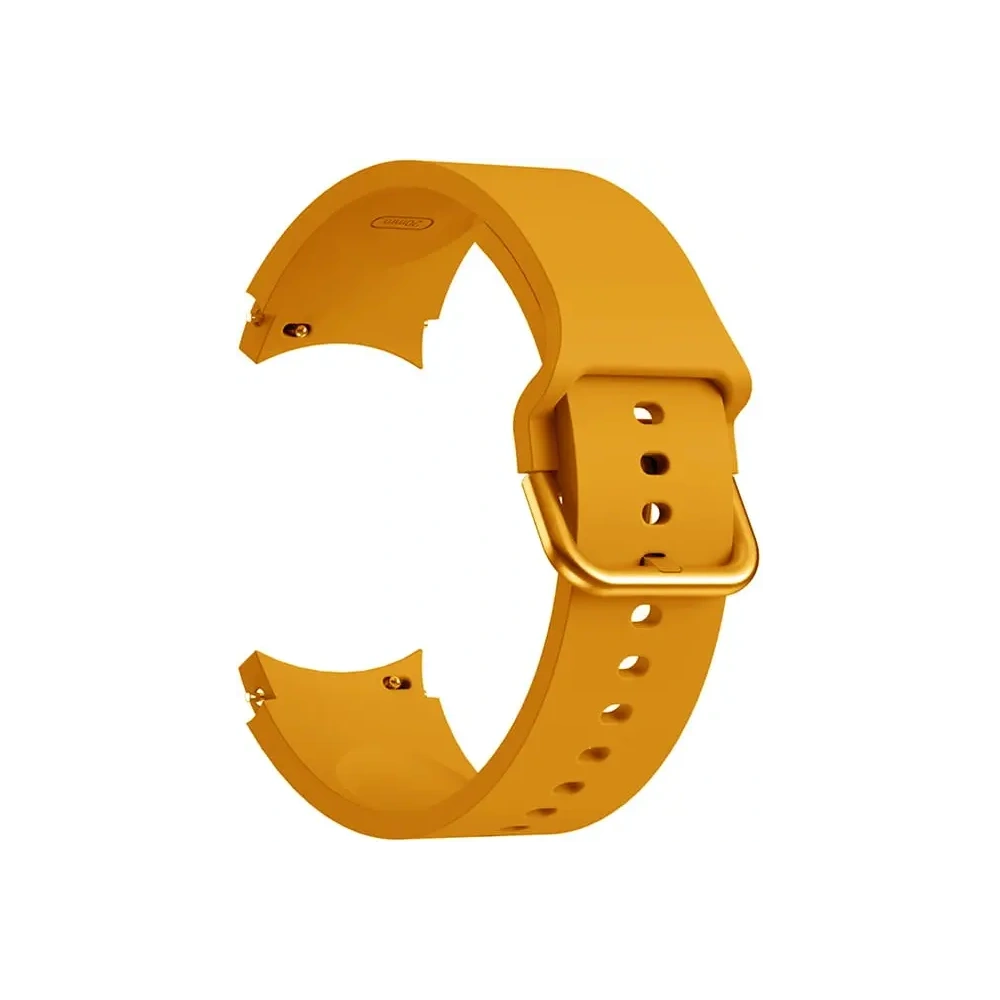 Pasek Bizon Strap Watch Silicone do Samsung Galaxy Watch 20 mm marchewkowy