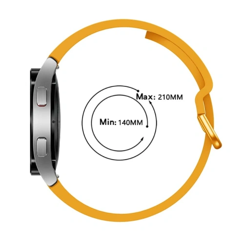 Kup Bizon Strap-Uhr Silikon Samsung Galaxy Uhr 20 mm Karotte - BIZ1820 - {ean13} - Sklep Home Screen
