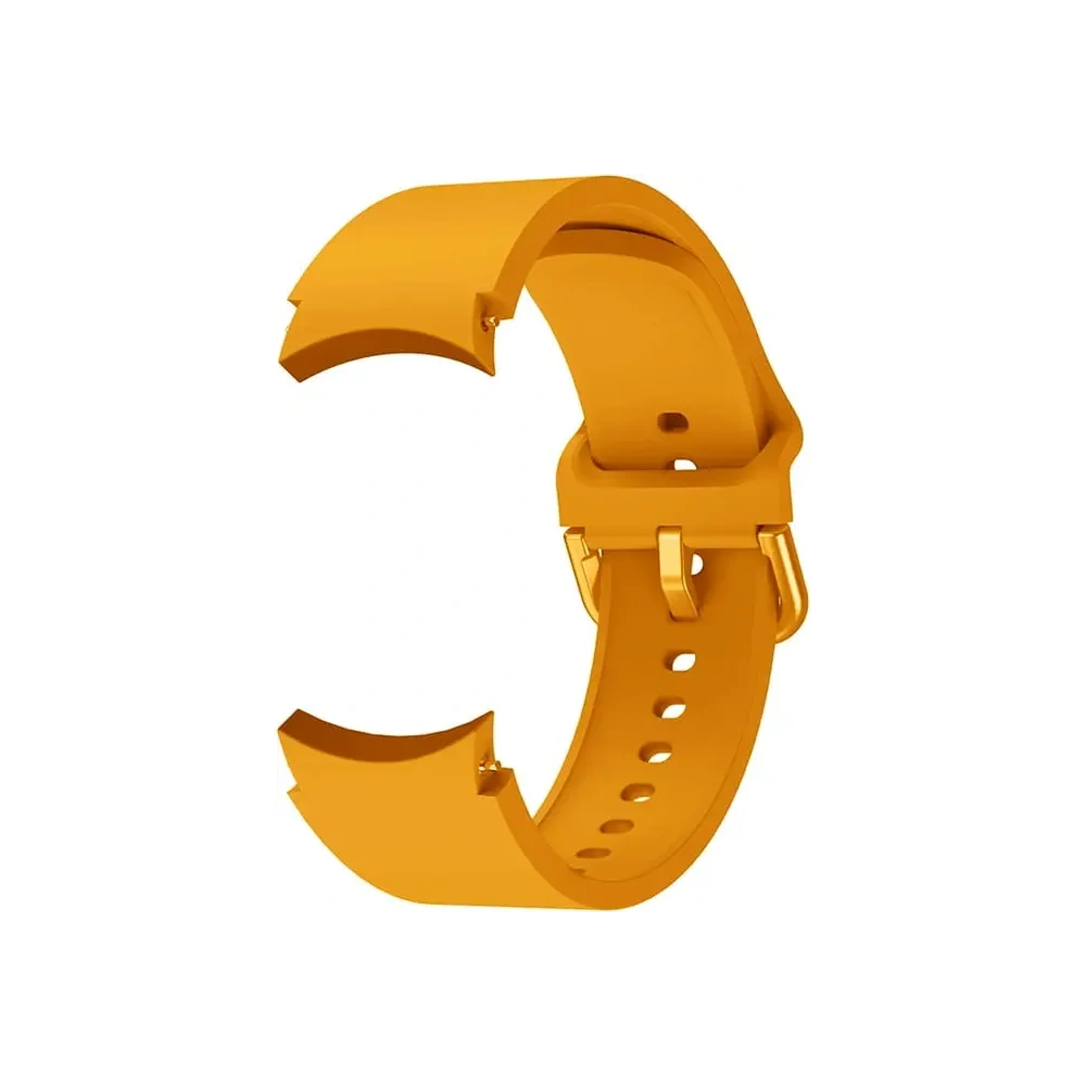 Pasek Bizon Strap Watch Silicone do Samsung Galaxy Watch 20 mm marchewkowy