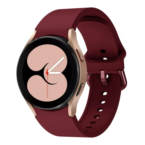 Kup Bizon pántos óra szilikon Samsung Galaxy Watch 20 mm bordó - BIZ1821 - {ean13} - Sklep Home Screen
