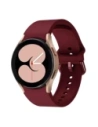 Bizon pántos óra szilikon Samsung Galaxy Watch 20 mm bordó