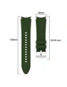 Kup Bizon Strap Óra Szilikon Pro Samsung Galaxy Óra 20 mm zöld - BIZ1822 - {ean13} - Sklep Home Screen