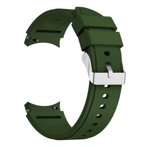 Kup Pasek Bizon Strap Watch Silicone Pro do Samsung Galaxy Watch 20 mm zielony - BIZ1822 - {ean13} - Sklep Home Screen