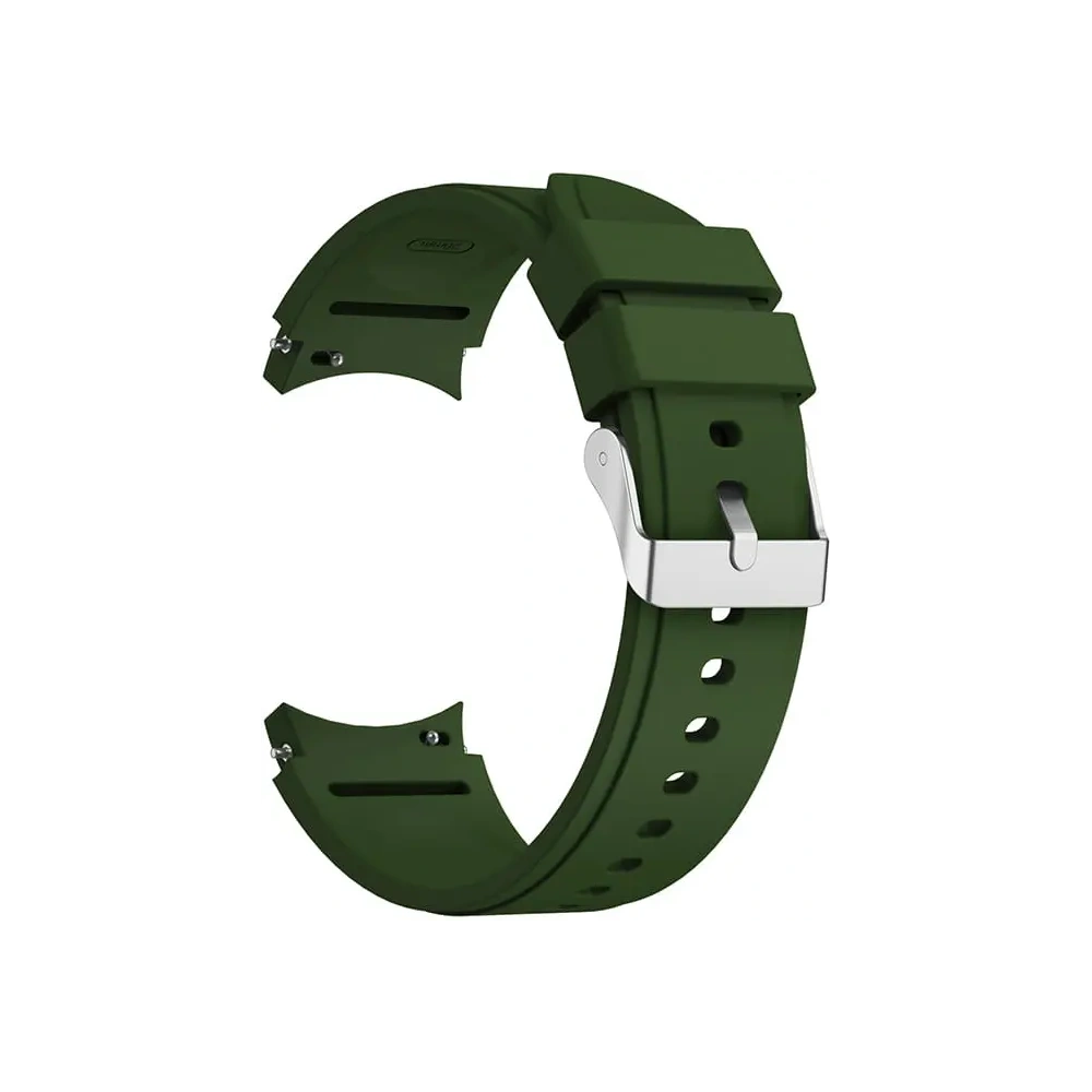 Pasek Bizon Strap Watch Silicone Pro do Samsung Galaxy Watch 20 mm zielony