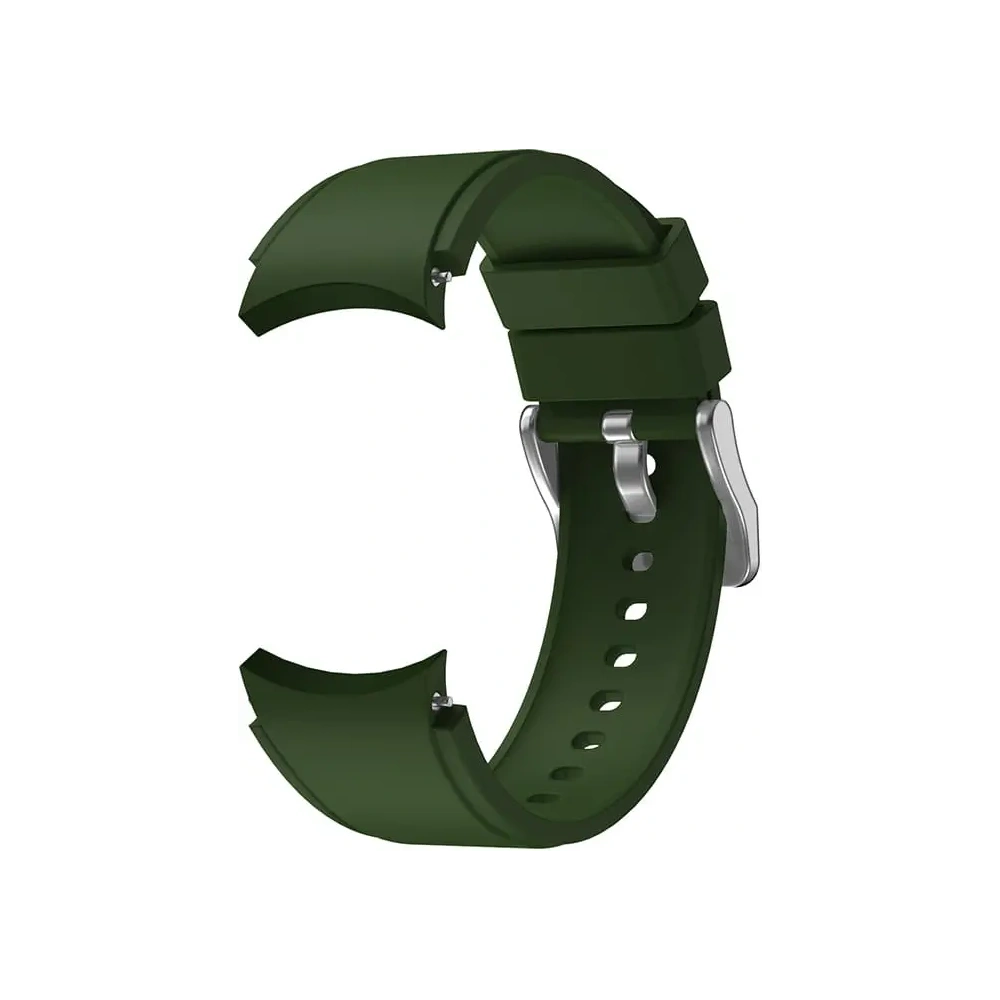 Pasek Bizon Strap Watch Silicone Pro do Samsung Galaxy Watch 20 mm zielony