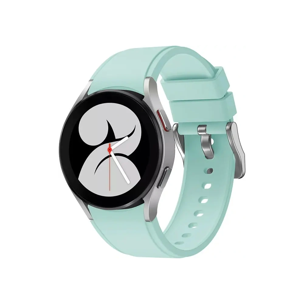 Pasek Bizon Strap Watch Silicone Pro do Samsung Galaxy Watch 20 mm turkusowy