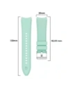 Kup Bizon Strap Watch Silicone Pro Samsung Galaxy Watch 20 mm türkiz - BIZ1823 - {ean13} - Sklep Home Screen