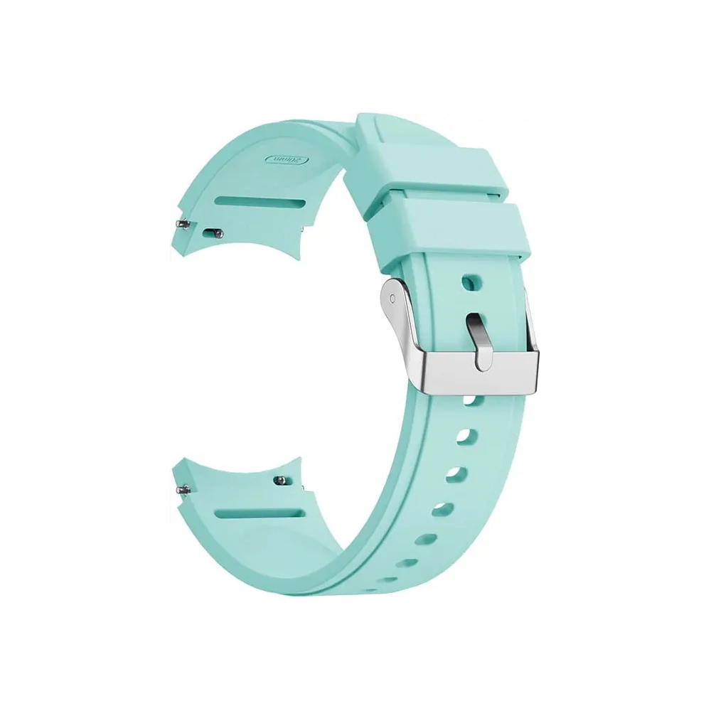 Pasek Bizon Strap Watch Silicone Pro do Samsung Galaxy Watch 20 mm turkusowy